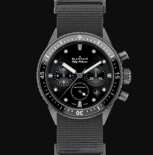 Blancpain Fifty Fathoms Watch Review Bathyscaphe Chronographe Flyback Replica Watch 5200 0130 NABA